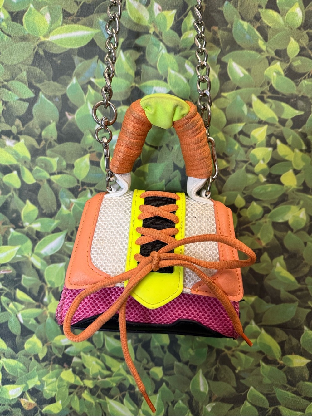 Steve Madden Orange, Pink & Lime Mini Crossbody Bag - Picture 2 of 11